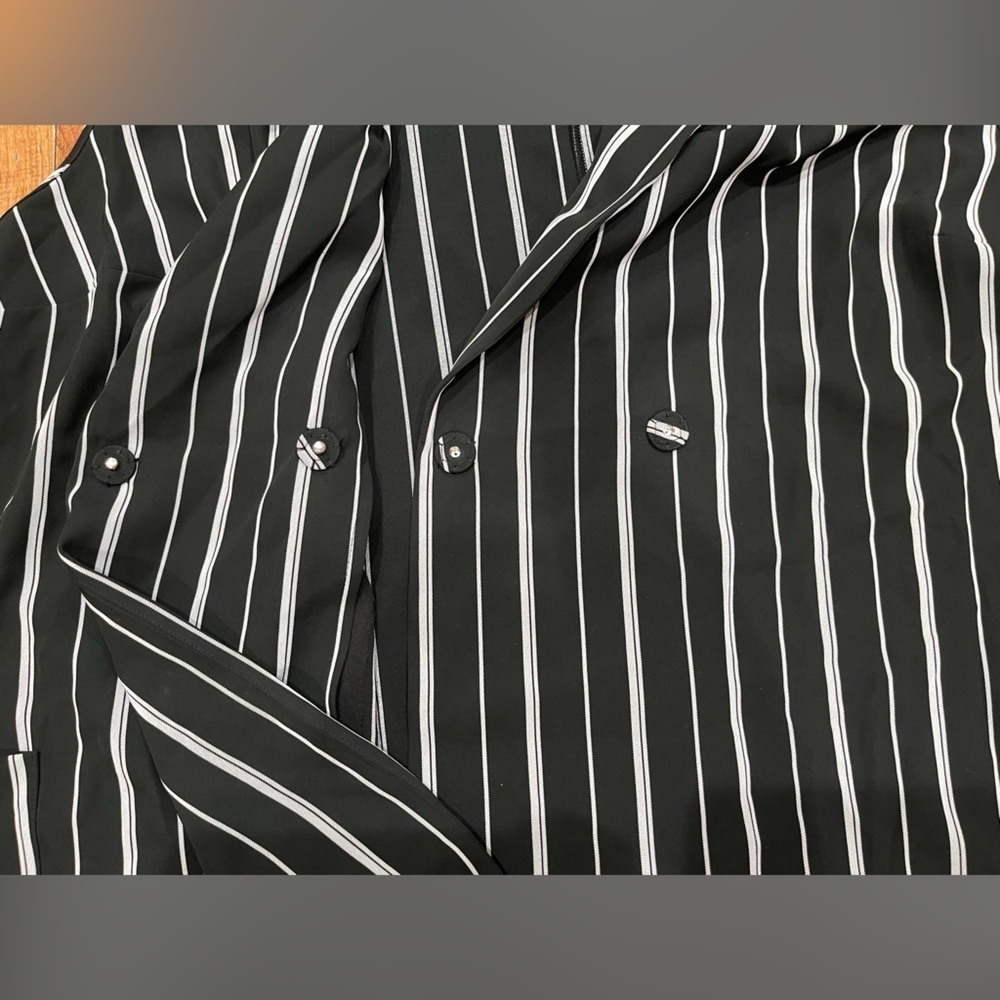 Mossimo Supply Co. Black and White Striped Blouse - Picture 8 of 11